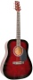 Martinez FAW801 Tined Wine Red Sunburst