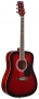 Martinez FAW702 Tined Wine Red Sunburst