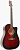 Martinez FAW801CEQ Tined Wine Red Sunburst
