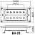Belcat BH23 Bridge White Belcat BH23 Bridge White