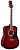 Martinez FAW702 Tined Wine Red Sunburst